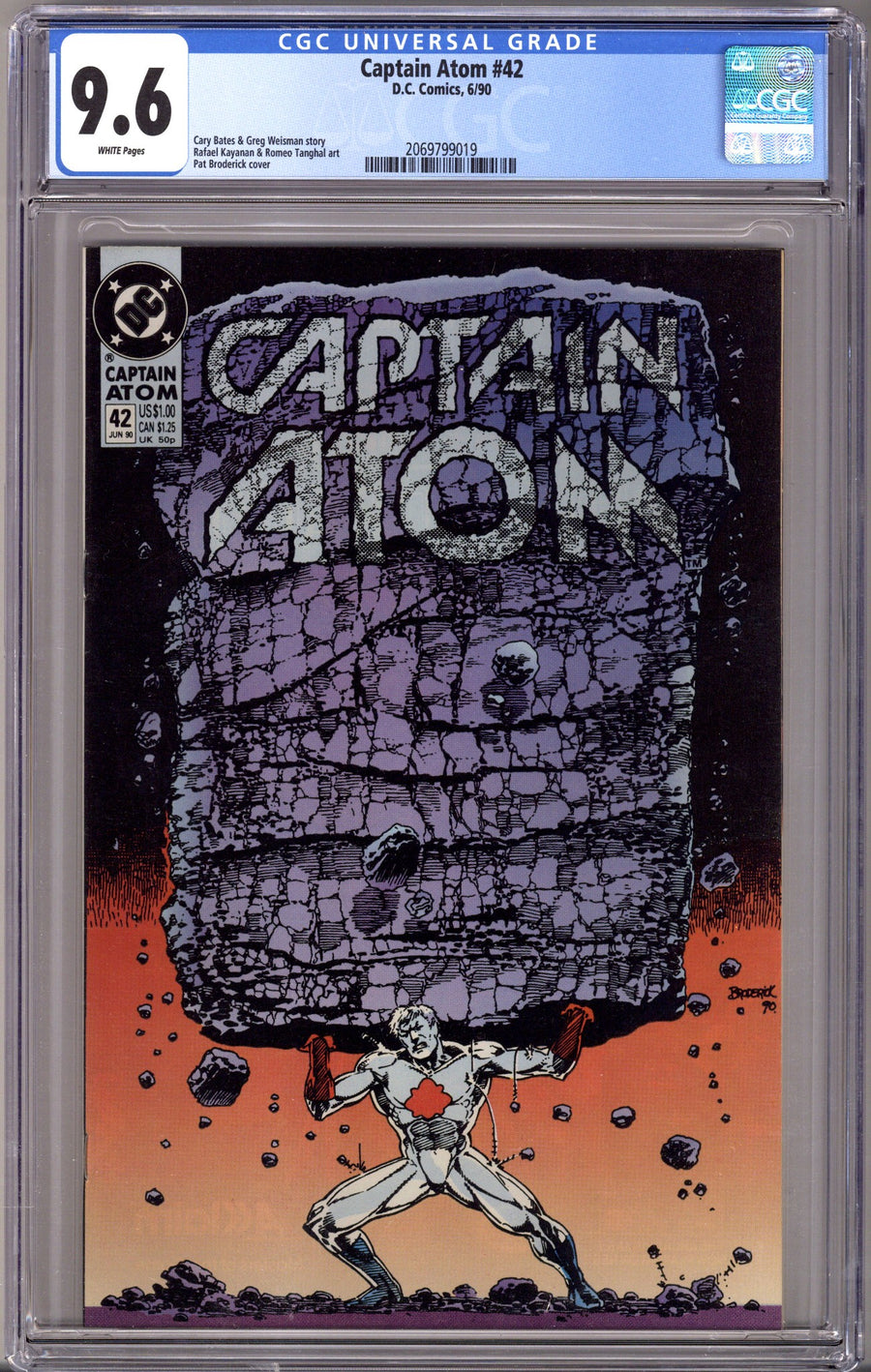 Captain Atom Vol 3 42 CGC 9.6 (NM+) (1990)
