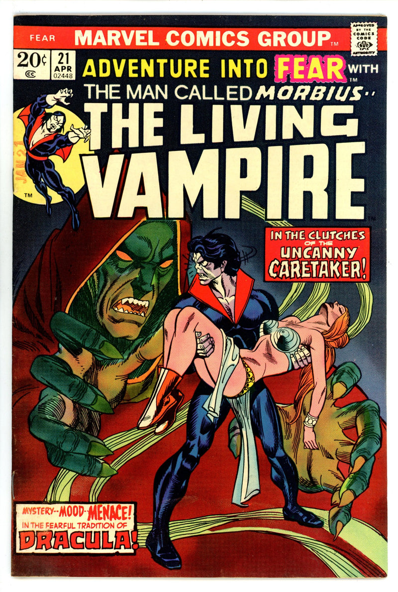 Fear 21 FN/VF (7.0) (1974) 