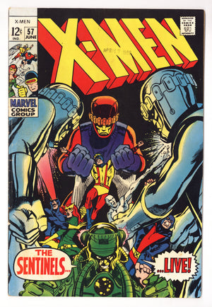 The X-Men Vol 1 57  FN- (5.5)   (1969)