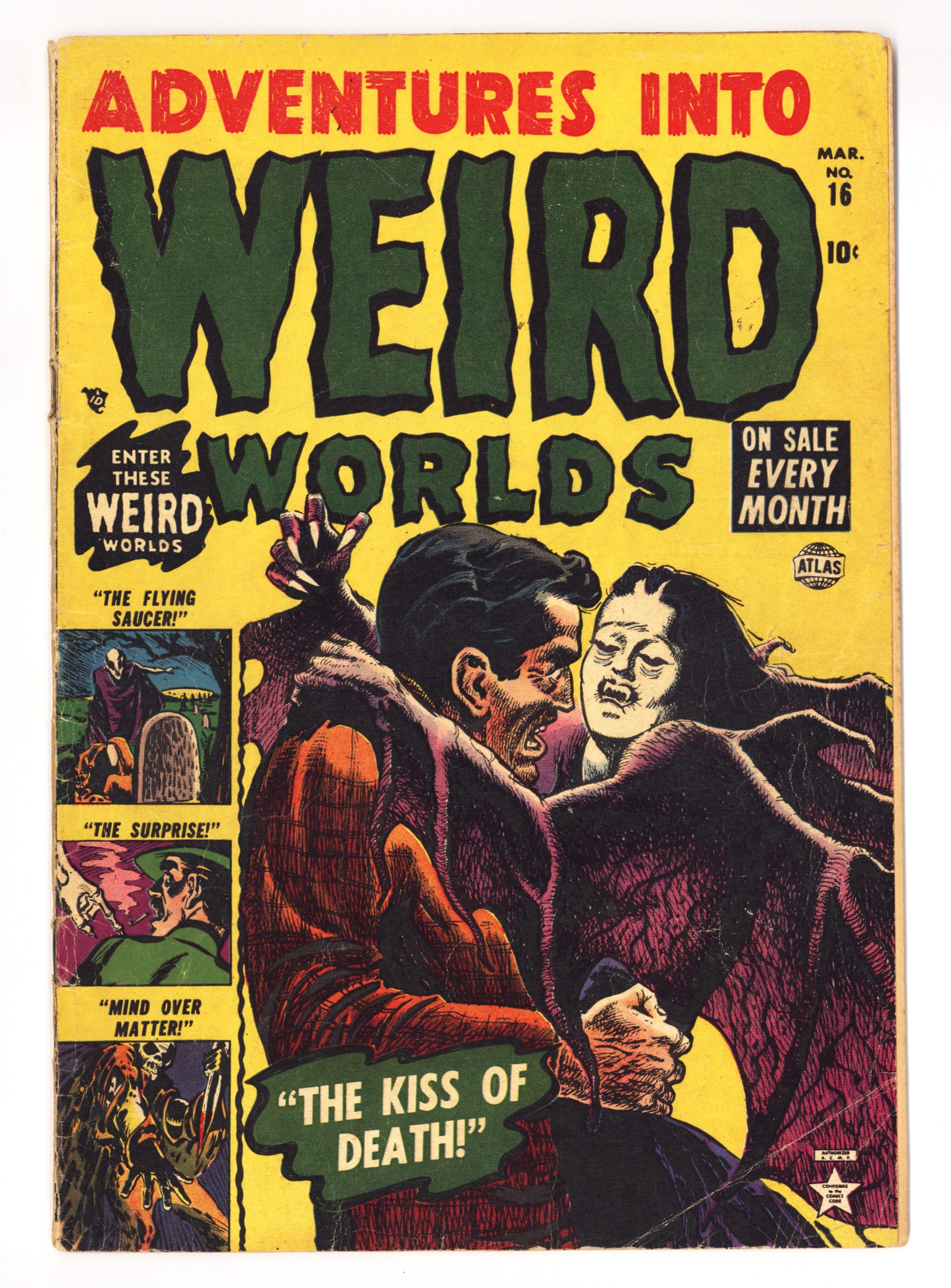 Adventures into Weird Worlds 16 VG- (3.5) (1953) 