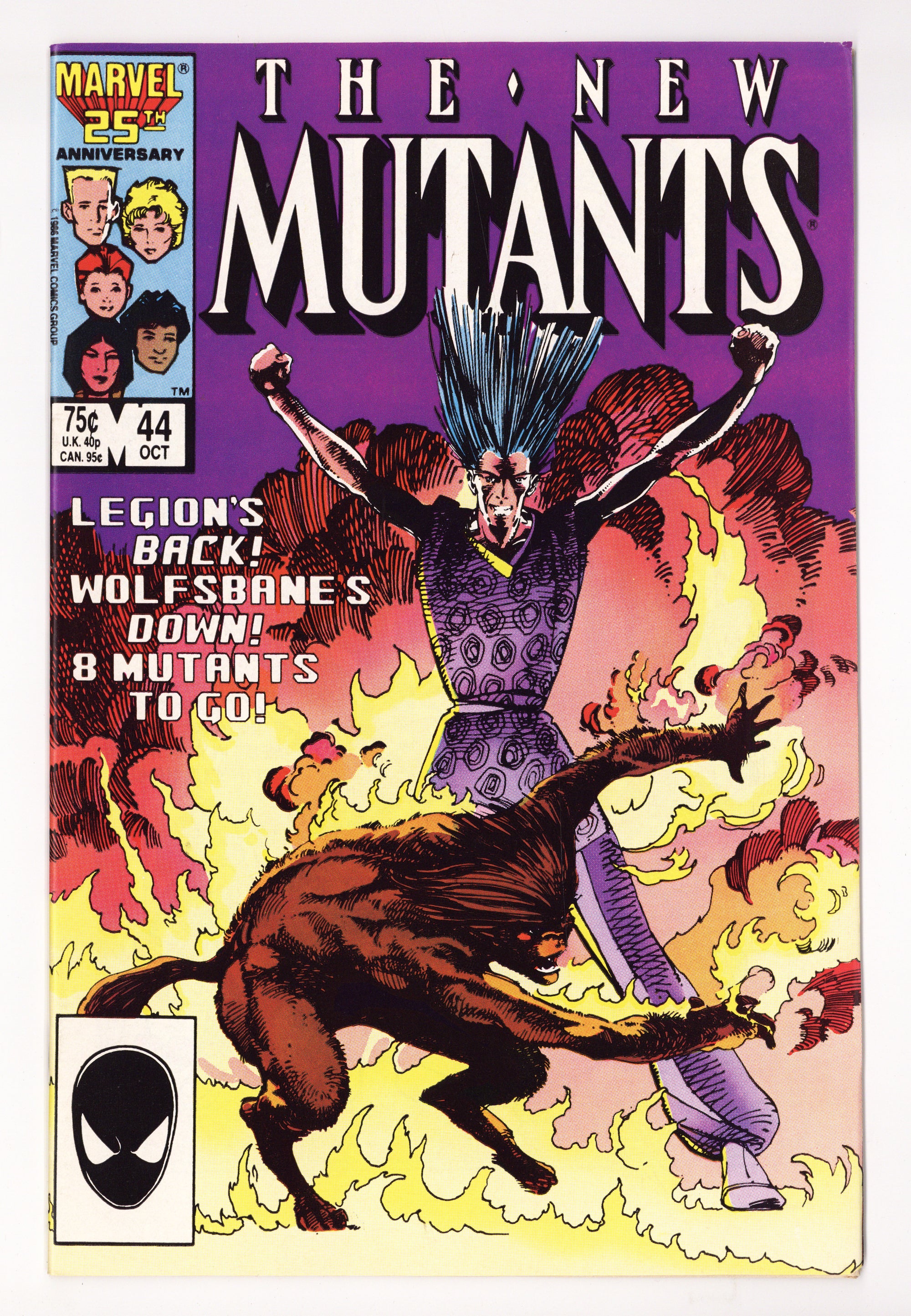 The New Mutants 44 High Grade (1986) 