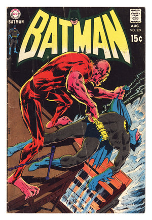 Batman Vol 1 224 GD/VG (3.0) (1970)