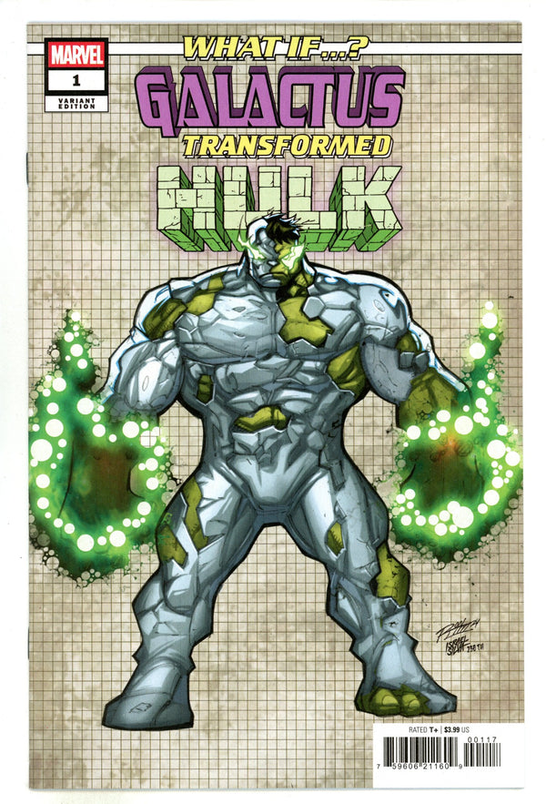 What If...? Galactus: Galactus Transformed Hulk? 1 Lim Design Incentive Variant NM (2024)