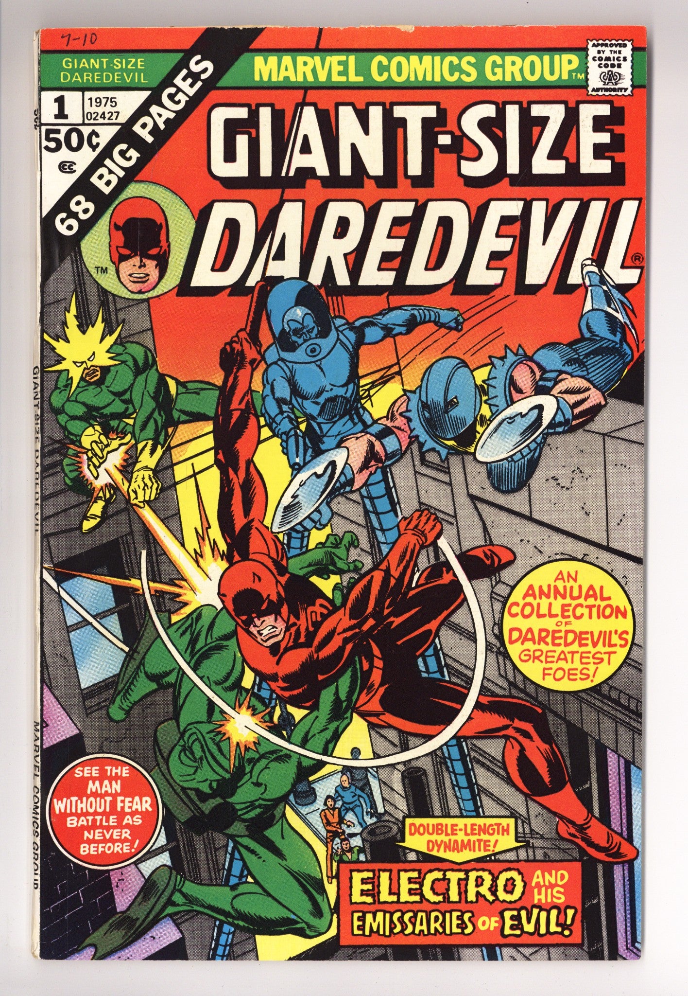 Giant-Size Daredevil 1 VF- (7.5) (1975) 
