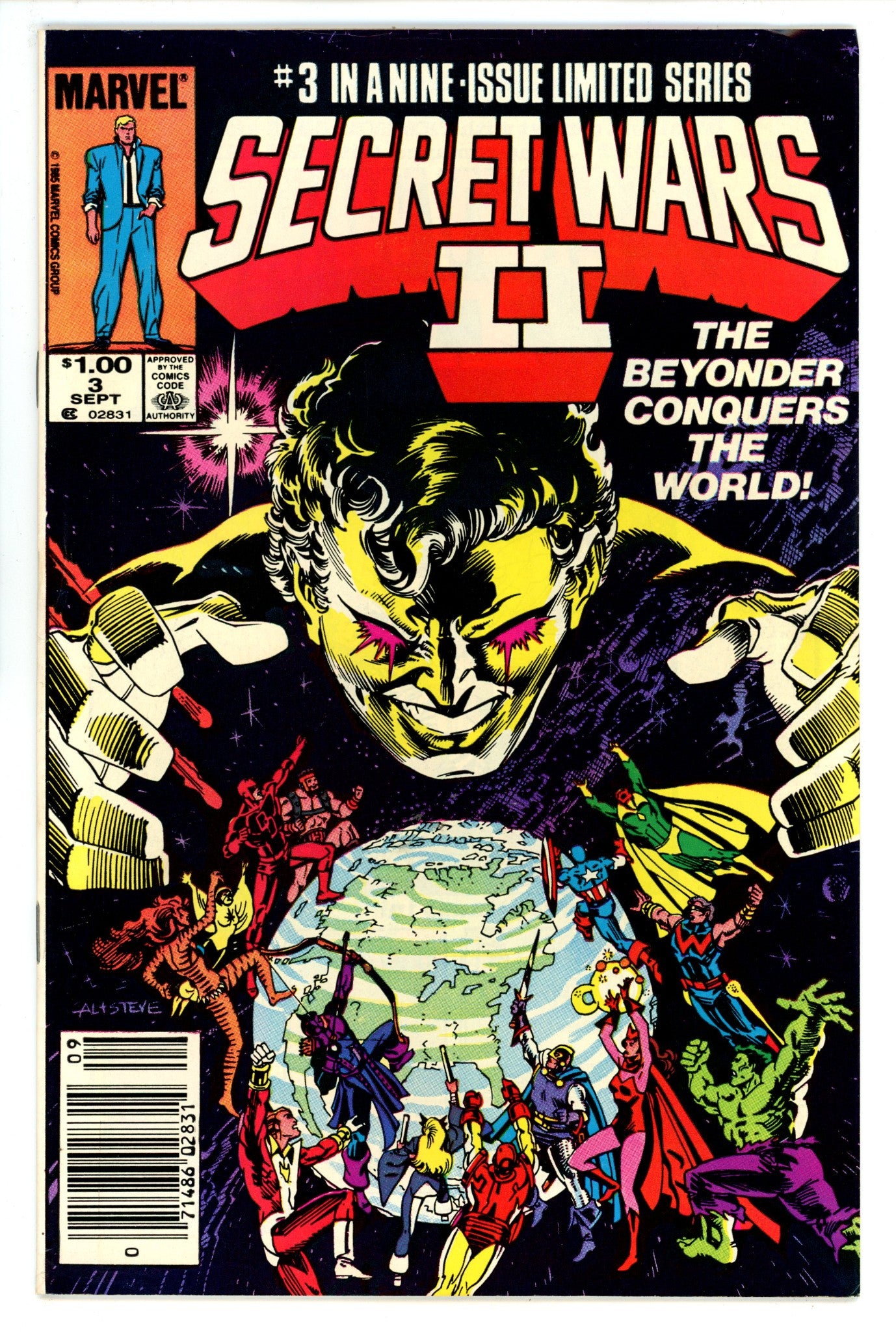 Secret Wars II 3 FN (6.0) (1985) Canadian Price Variant 