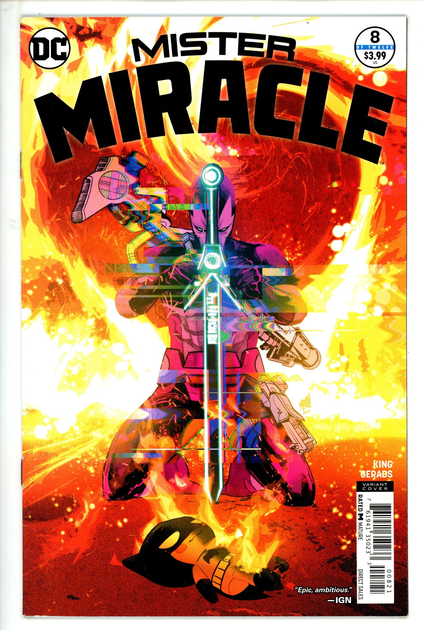 Mister Miracle Vol 4 8 High Grade (2018) Gerads Variant 