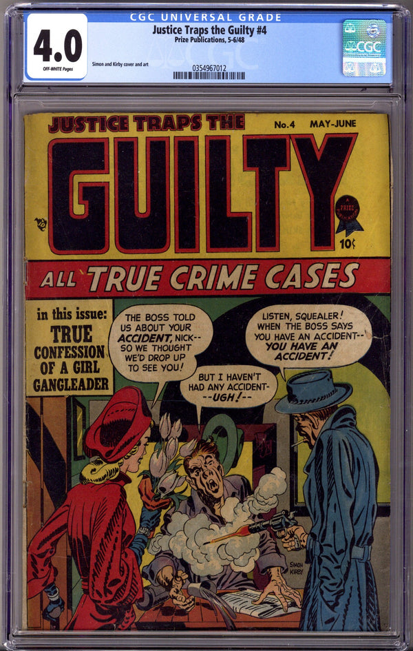 Justice Traps the Guilty 4 CGC 4.0 (1948)