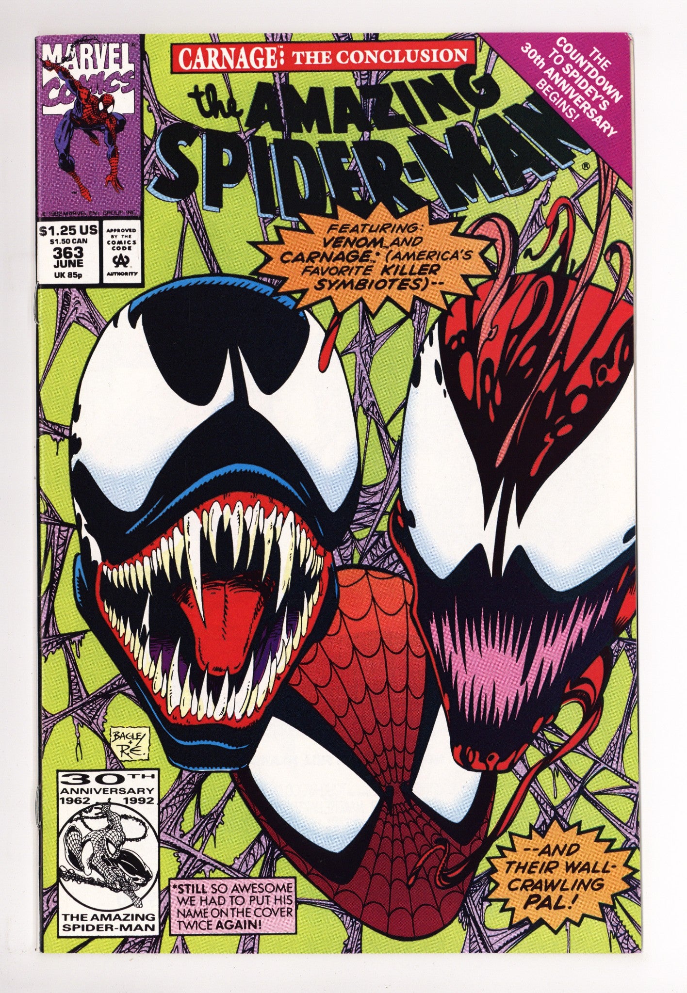 The Amazing Spider-Man Vol 1 363  VF/NM (9.0)   (1992)        
