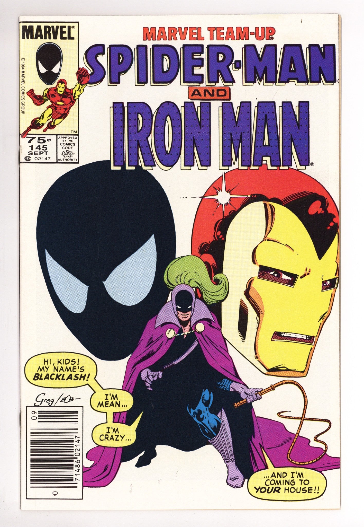 Marvel Team-Up Vol 1 145 NM- (9.2) (1984) Canadian Price Variant 