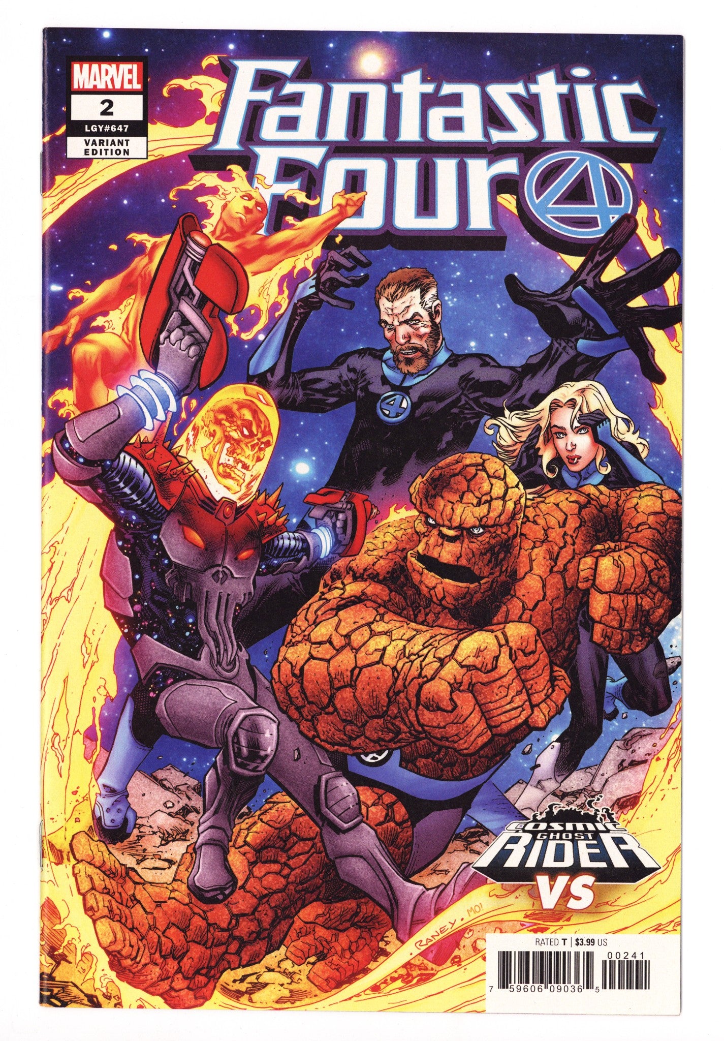Fantastic Four Vol 6 2 High Grade (2018) Raney Variant 