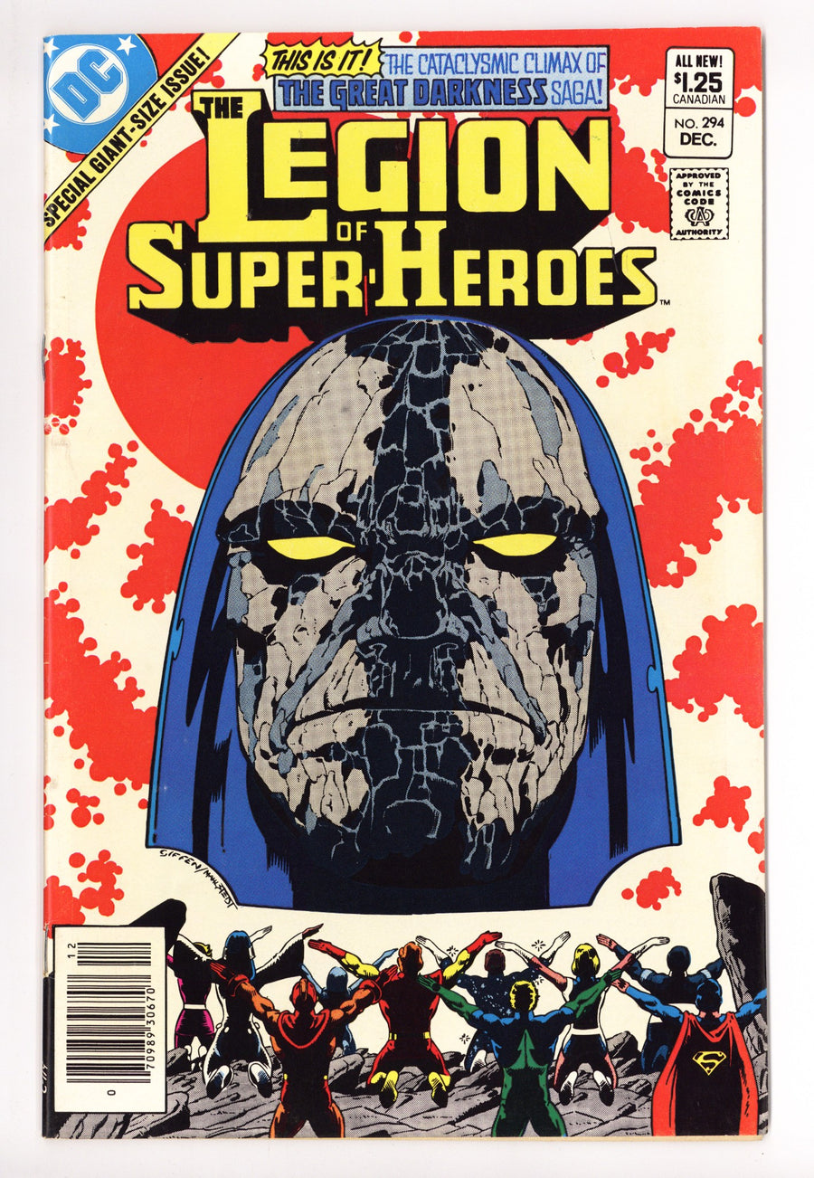 The Legion of Super-Heroes Vol 2 294 VF- (7.5) (1982) Canadian Price Variant 