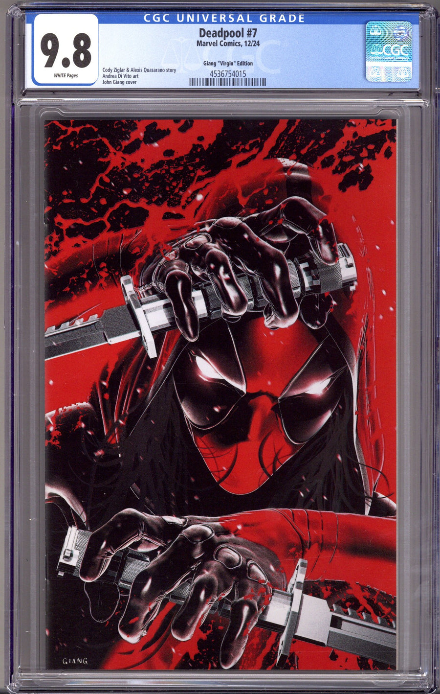 Deadpool Vol 9 7 CGC 9.8 (NM/M) (2024) Giang Virgin Exclusive Variant 