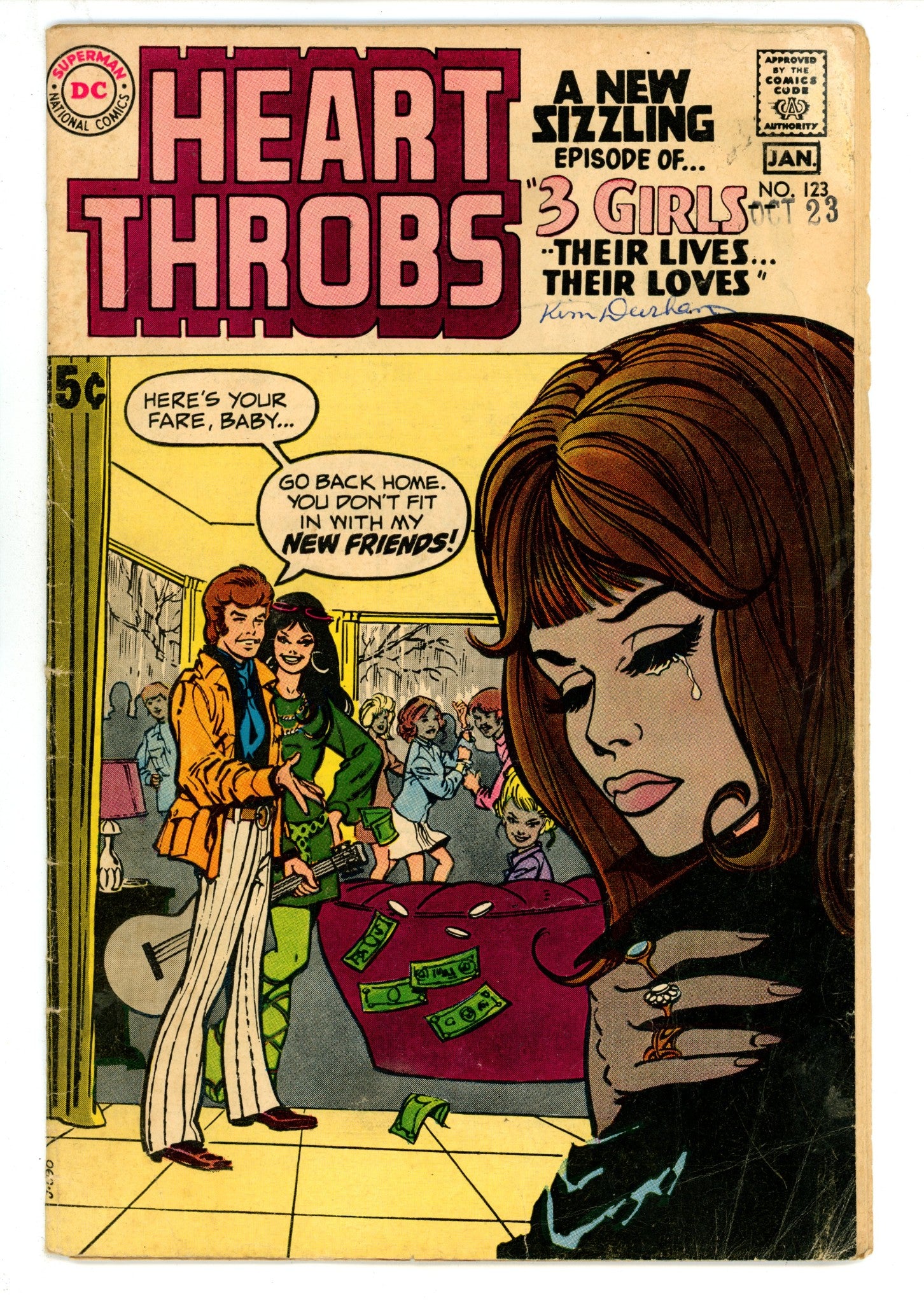 Heart Throbs 123 GD/VG (3.0) (1969) 