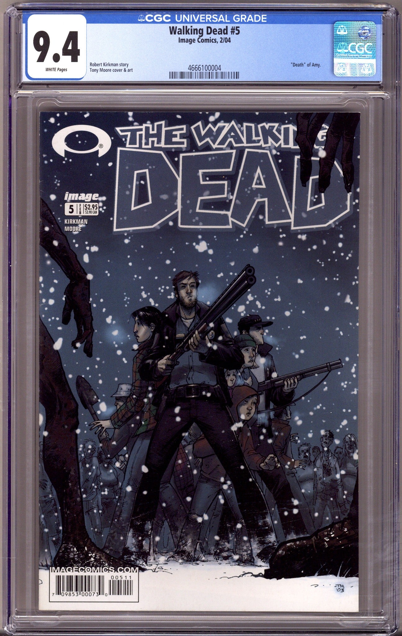 The Walking Dead 5 CGC 9.4 (NM) (2004) 