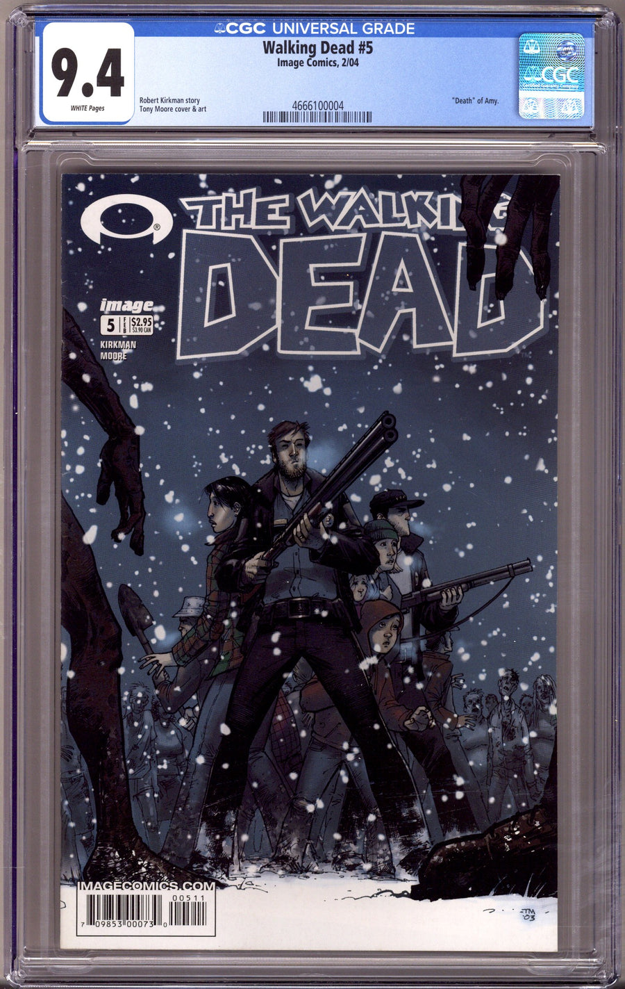The Walking Dead 5 CGC 9.4 (NM) (2004) 