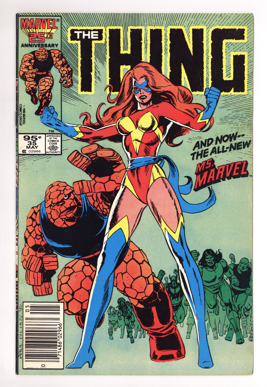 The Thing Vol 1 35 FN- (5.5) (1986) Canadian Price Variant 