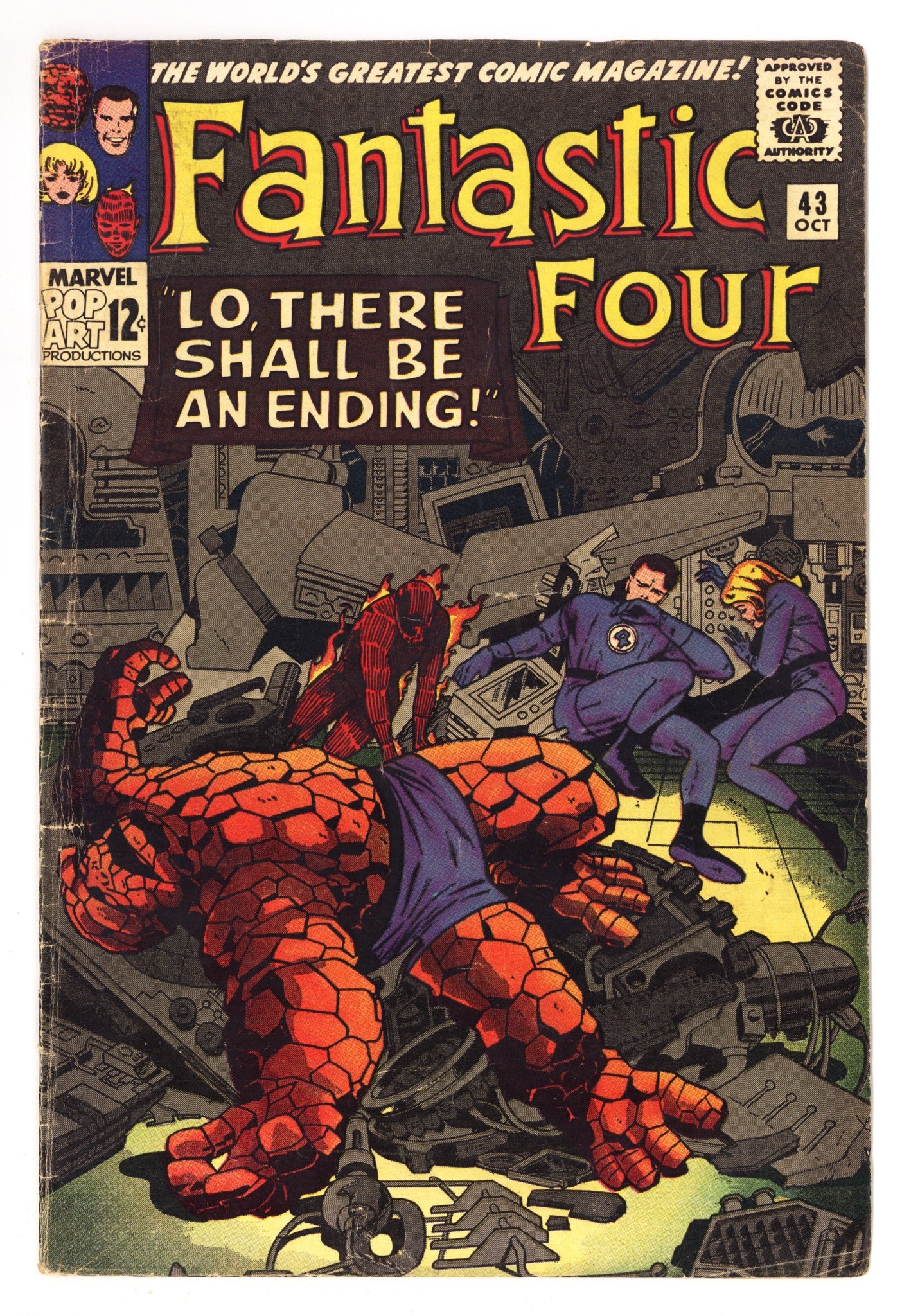 Fantastic Four Vol 1 43 VG (4.0) (1965) 