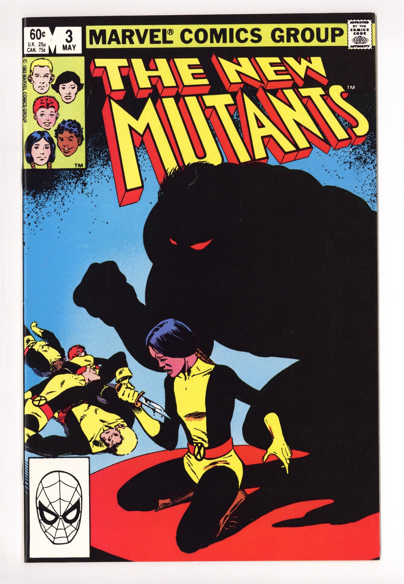 The New Mutants Vol 1 3 High Grade (1983) 