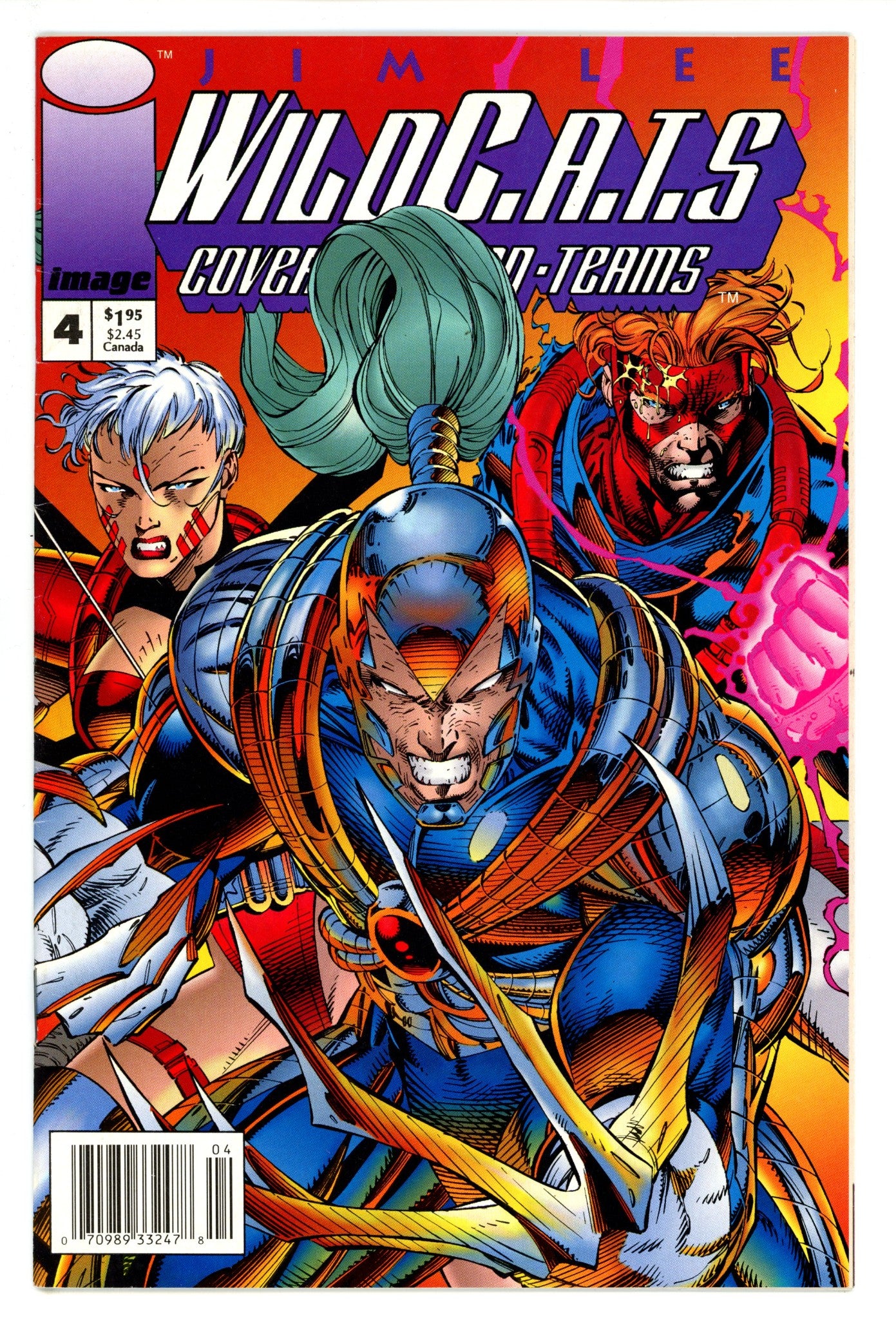WildC.A.T.s: Covert Action Teams Vol 1 4 FN (6.0) (1993) Newsstand 