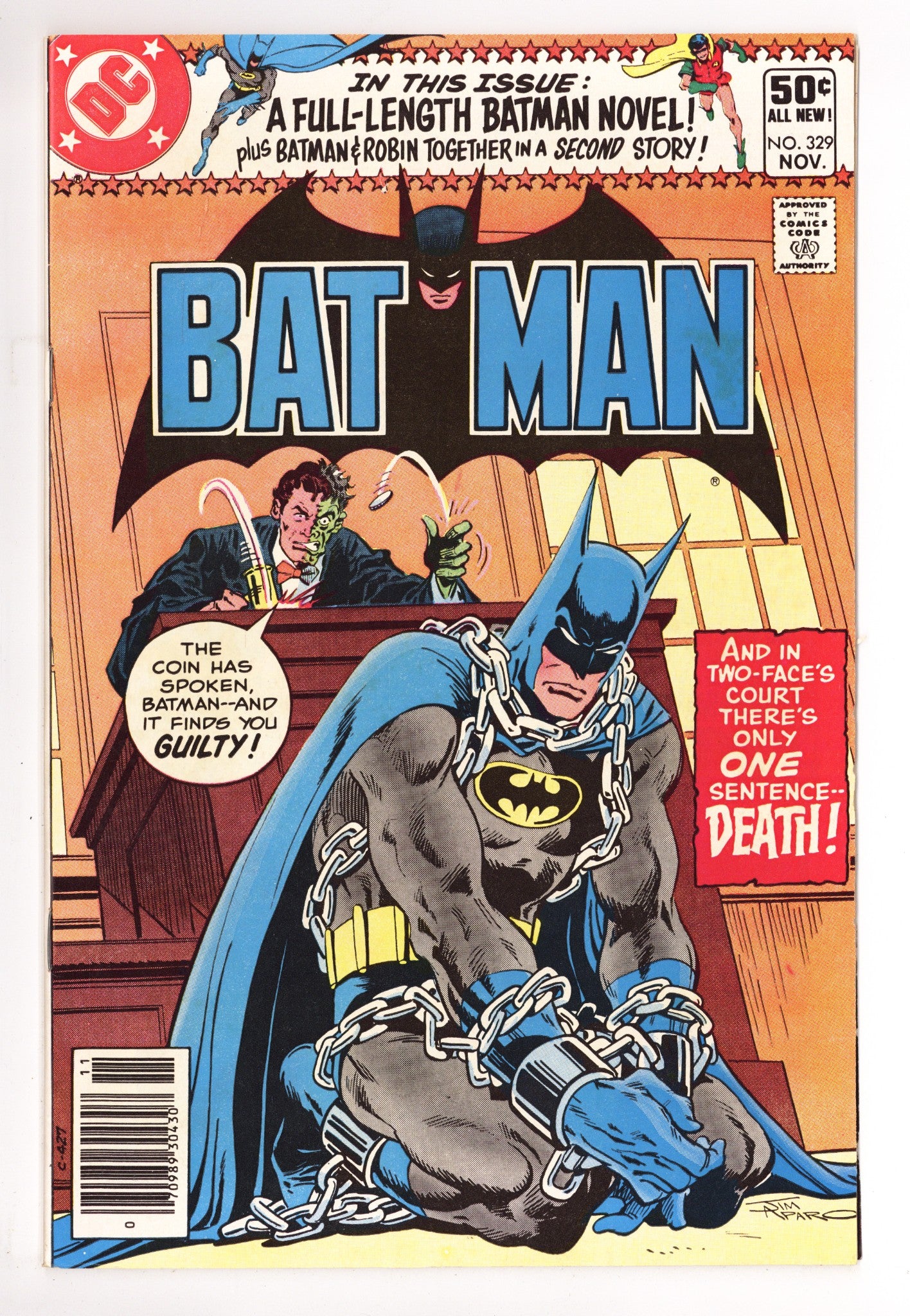 Batman Vol 1 329 VF/NM (9.0) (1980) Newsstand 
