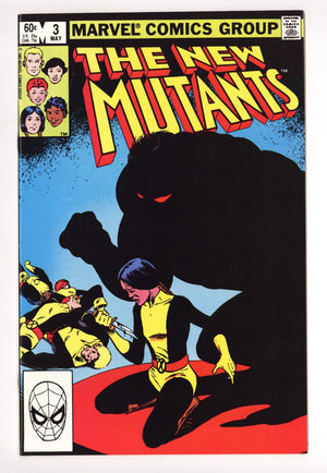 The New Mutants Vol 1 3  High Grade   (1983)