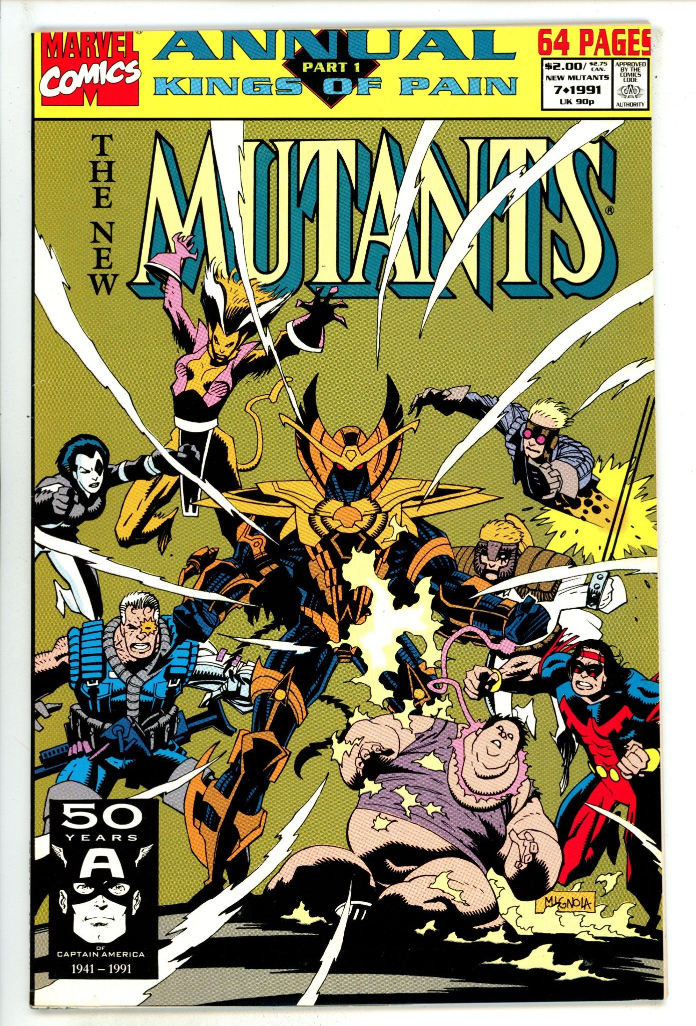 The New Mutants Annual Vol 1 7 Mid Grade (1991) 