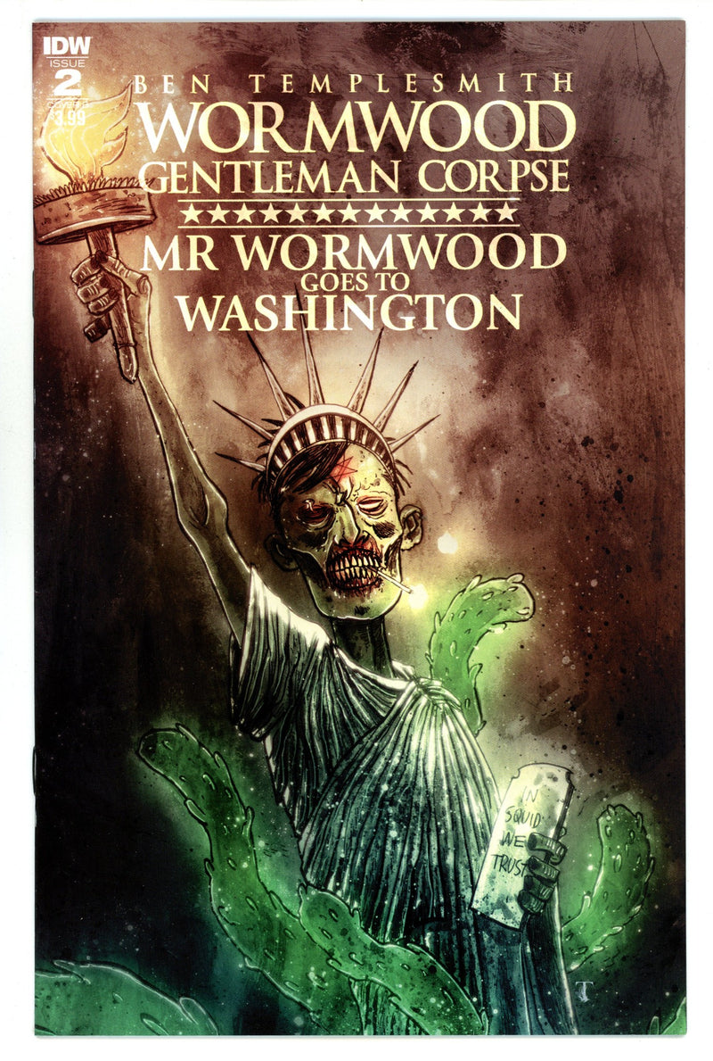 Wormwood: Gentleman Corpse: Mr Wormwood Goes to Washington   2  High Grade   (2017) Templesmith     Variant  