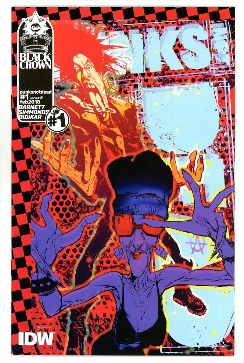 Punks Not Dead 1 High Grade (2018) Sienkiewicz Variant 