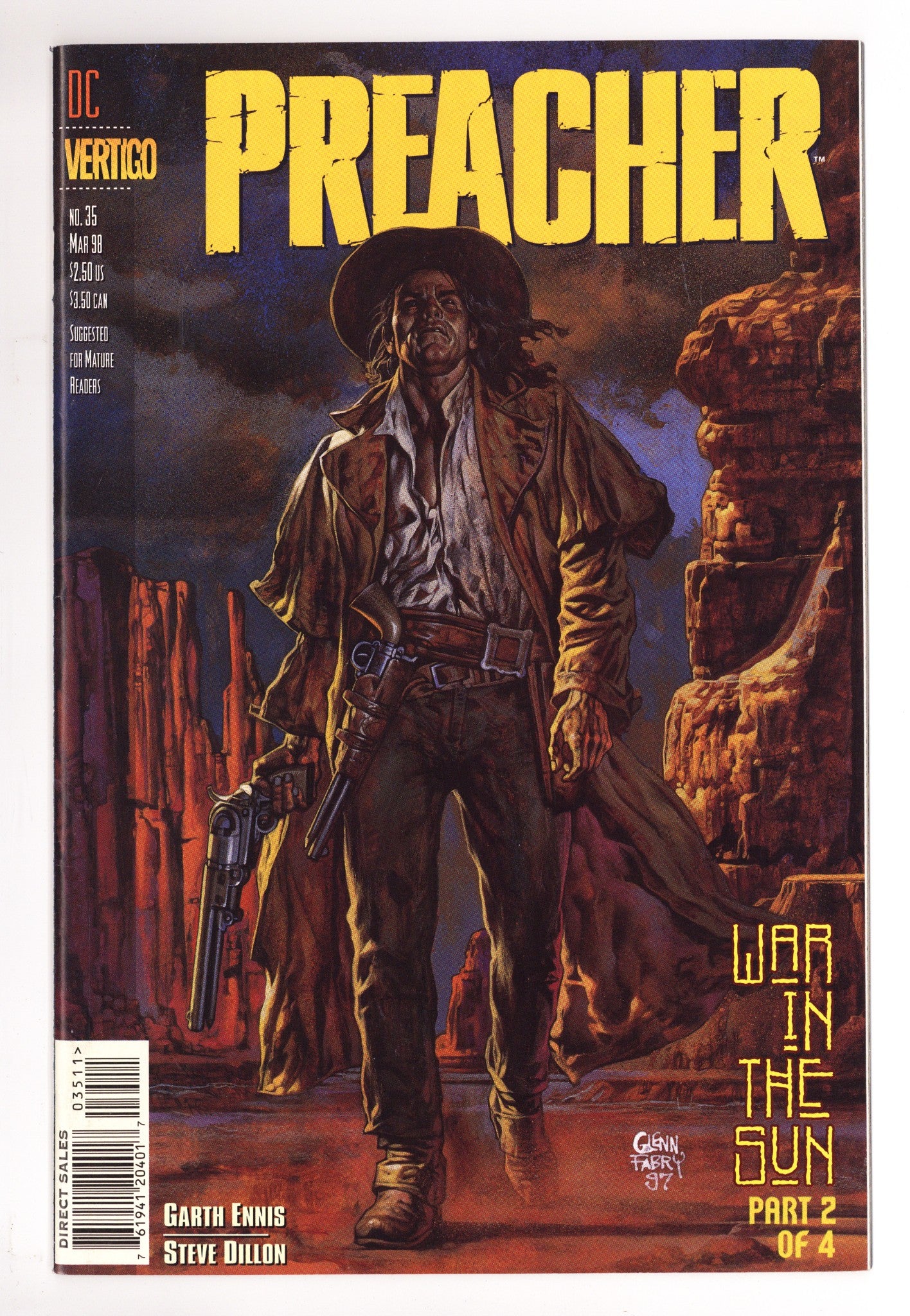 Preacher 35 Mid Grade (1998) 