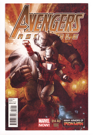 Avengers Assemble Vol 2 14 NM- (9.2) (2013) Roux Iron Man Incentive Variant