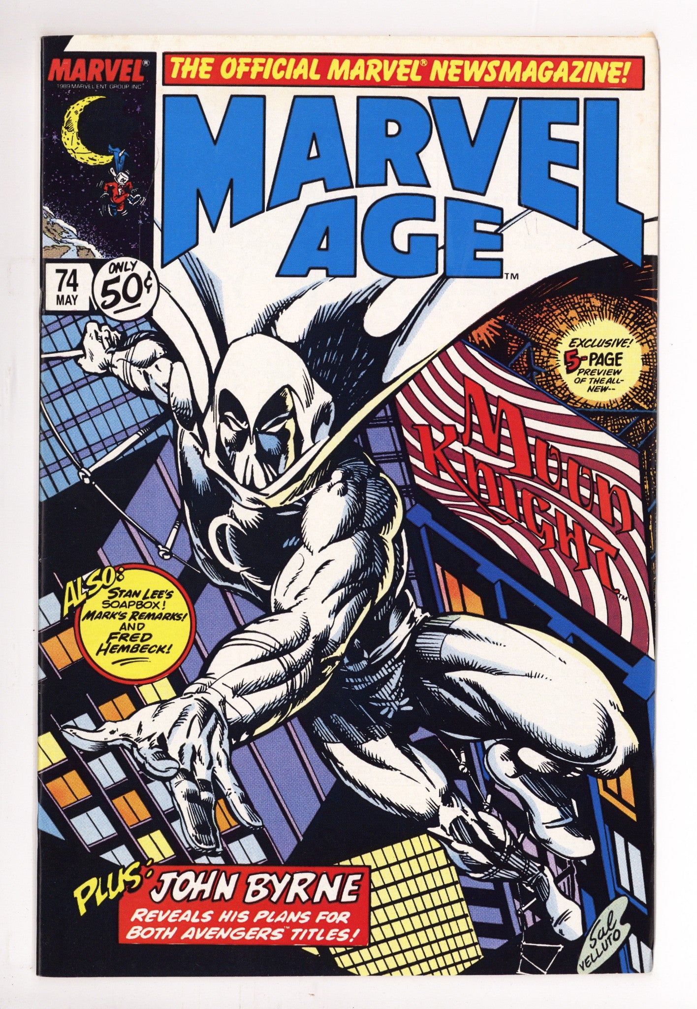 Marvel Age 74 Mid Grade (1989) 