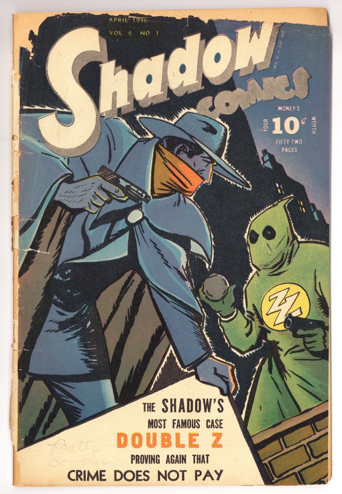 Shadow Comics Vol 6 1 [61] PR (0.5) (1946) 