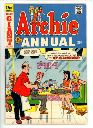 Archie Annual Vol 1 22 VG- (1972)