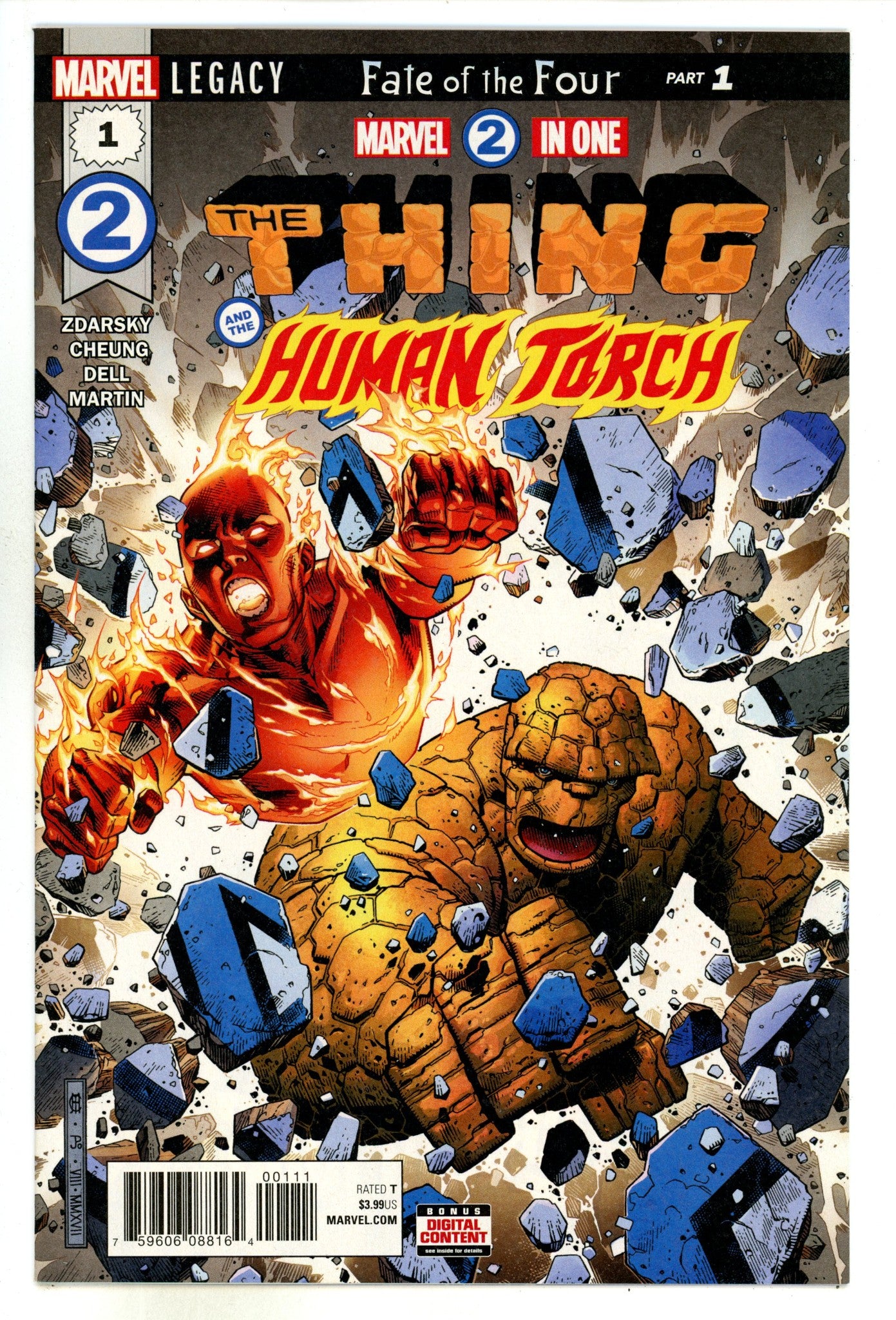 Marvel 2-in-One Vol 3 1 High Grade (2018) 