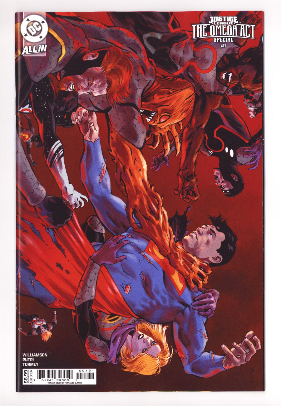 Justice League The Omega Act Special 1 Blanco Variant (2025)