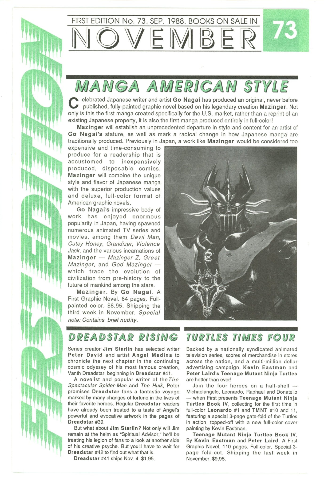 First Edition 73 NM- (1988)
