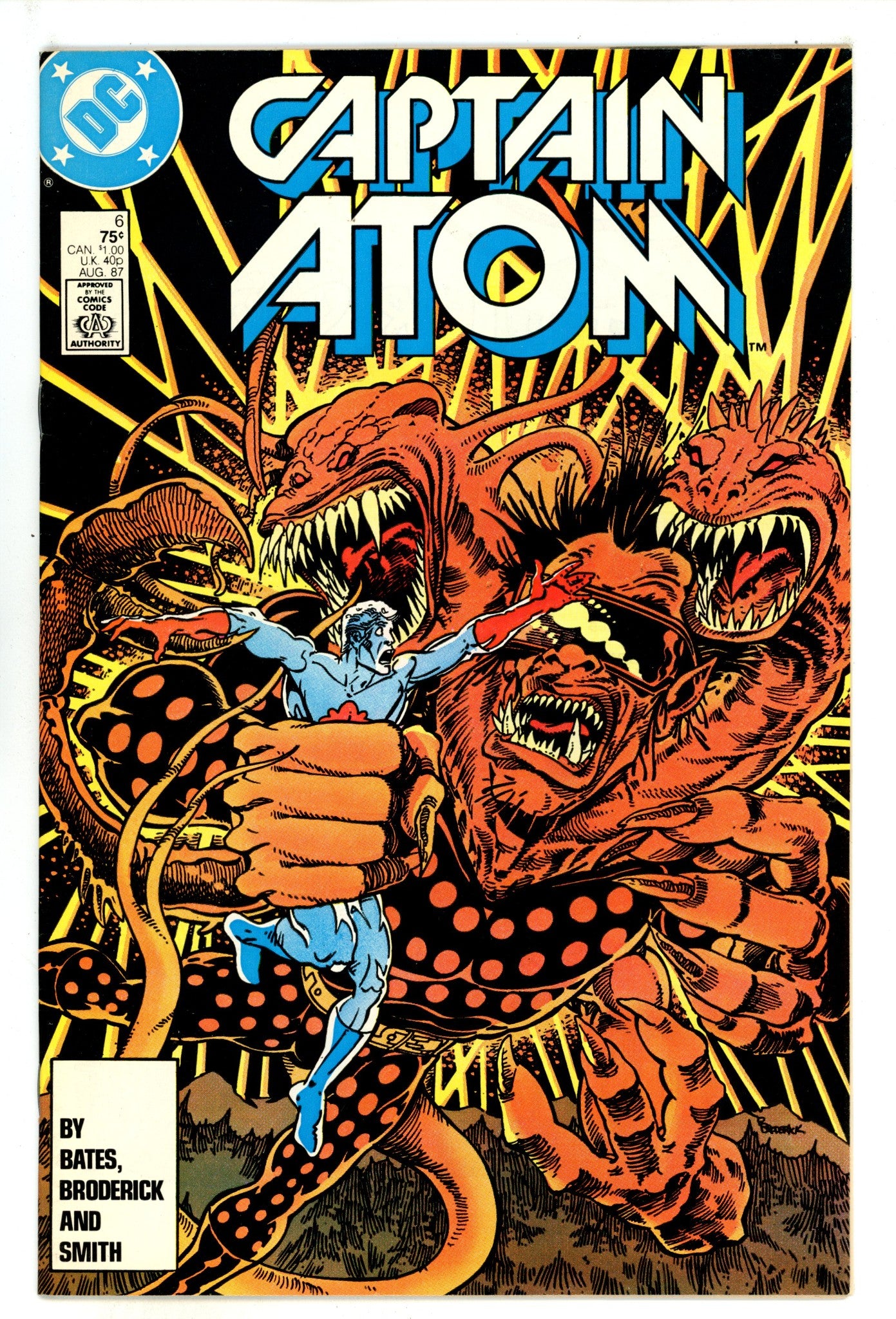 Captain Atom Vol 3 6 High Grade (1987) 
