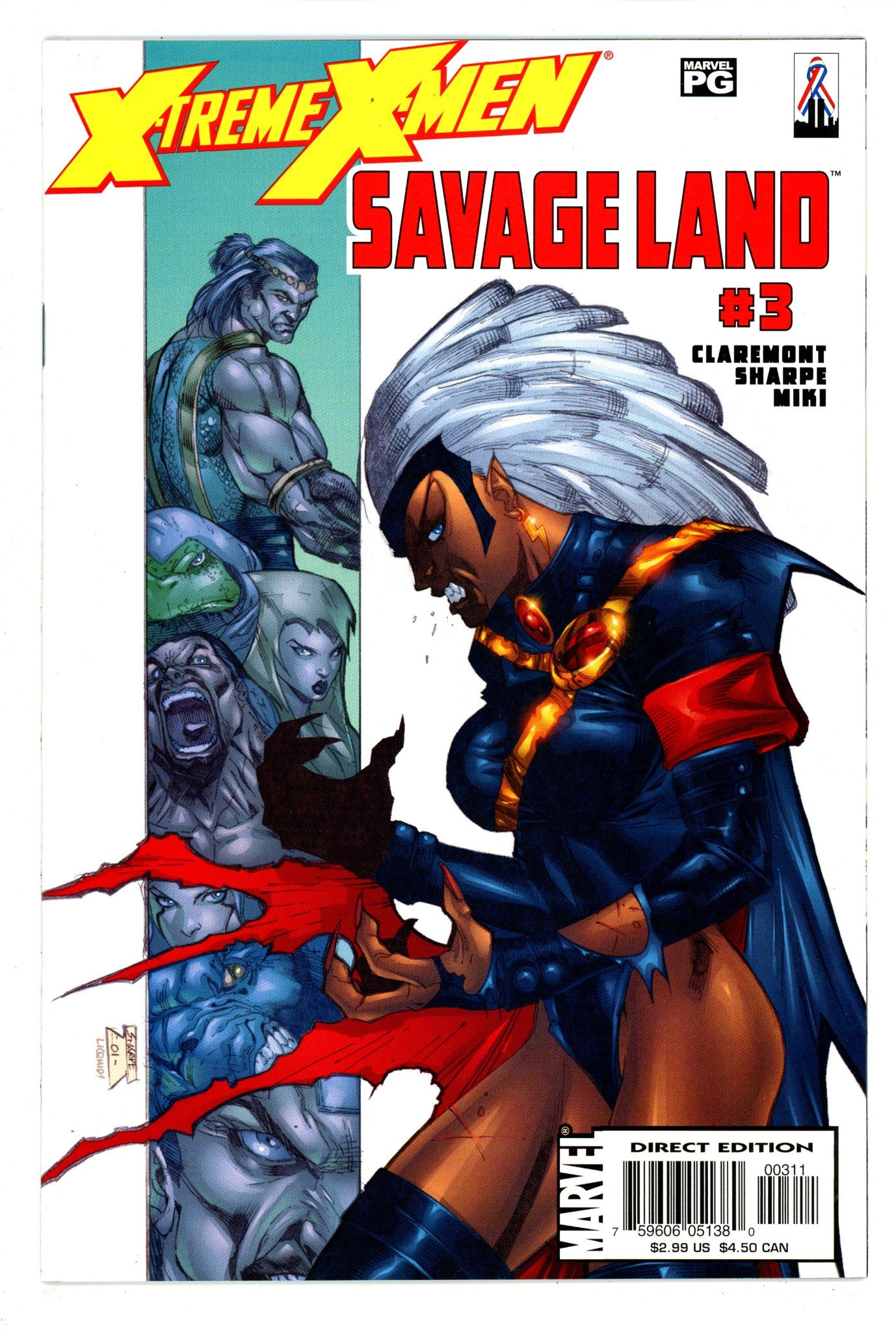 X-Treme X-Men: Savage Land 3 High Grade (2002) 
