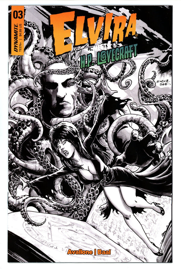 Elvira Meets Hp Lovecraft 3 Baal Line Art Incentive Variant (2024)