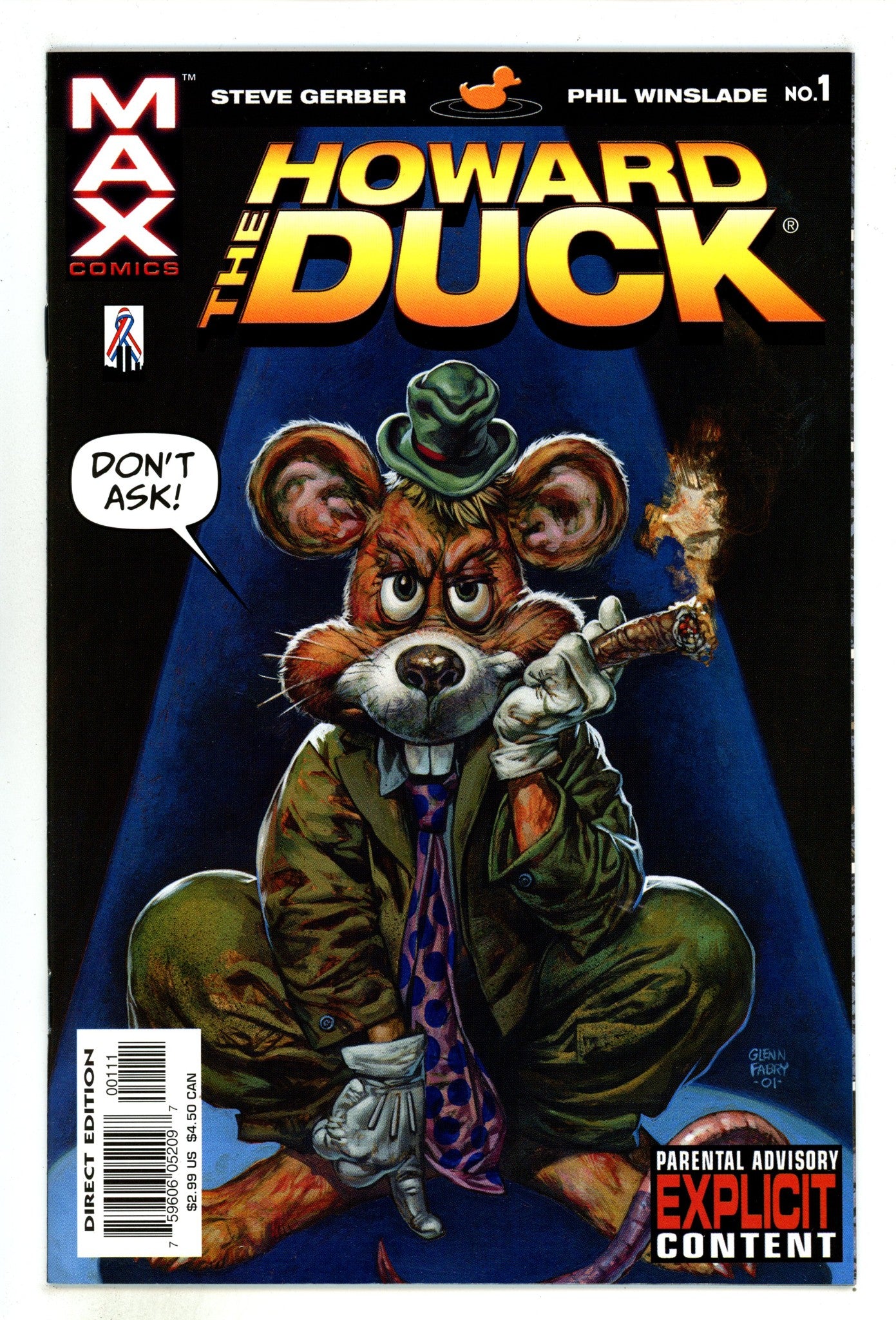 Howard the Duck Vol 2 1 High Grade (2002) 