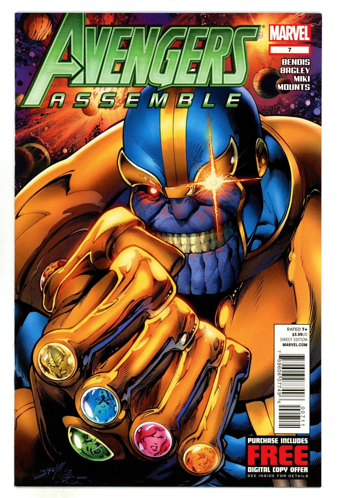 Avengers Assemble Vol 2 7  High Grade  (2012)  