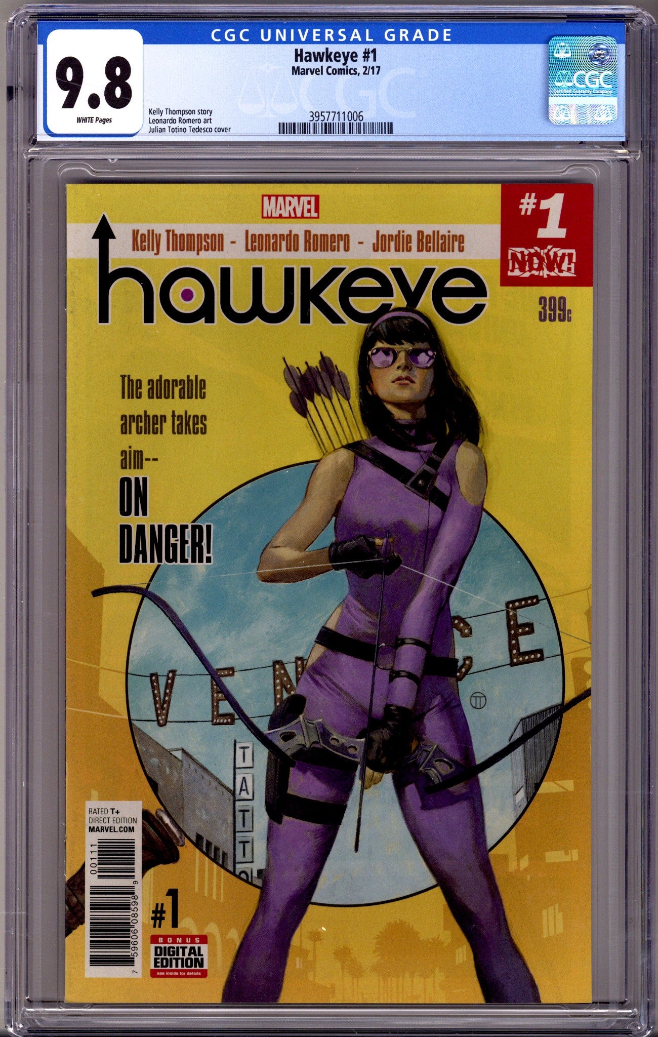 Hawkeye Vol 5 1 CGC 9.8 (NM/M) (2017) 