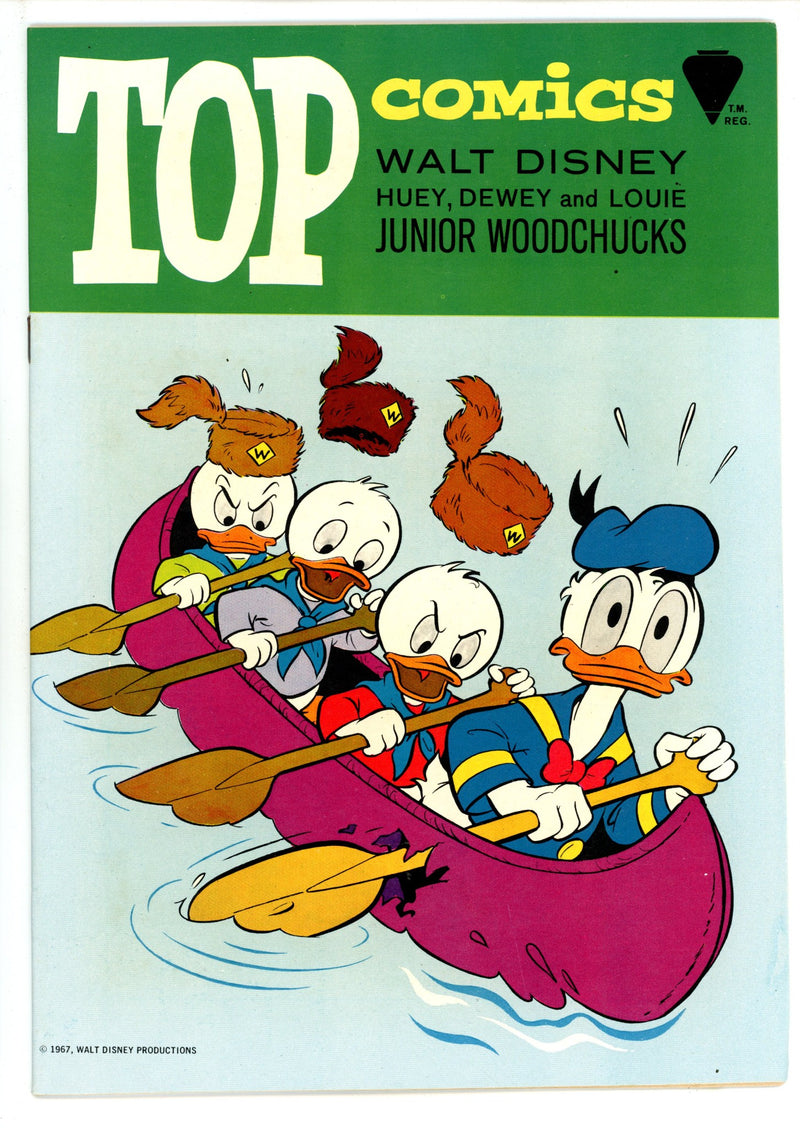 Top Comics Walt Disney Huey, Dewey and Louie Junior Woodchucks 1 VF/NM (9.0) (1967) 