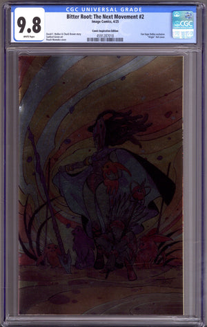 Bitter Root: The Next Movement 2 CGC 9.8 (NM/M) (2025) Momoko Foil Virgin Exclusive Variant