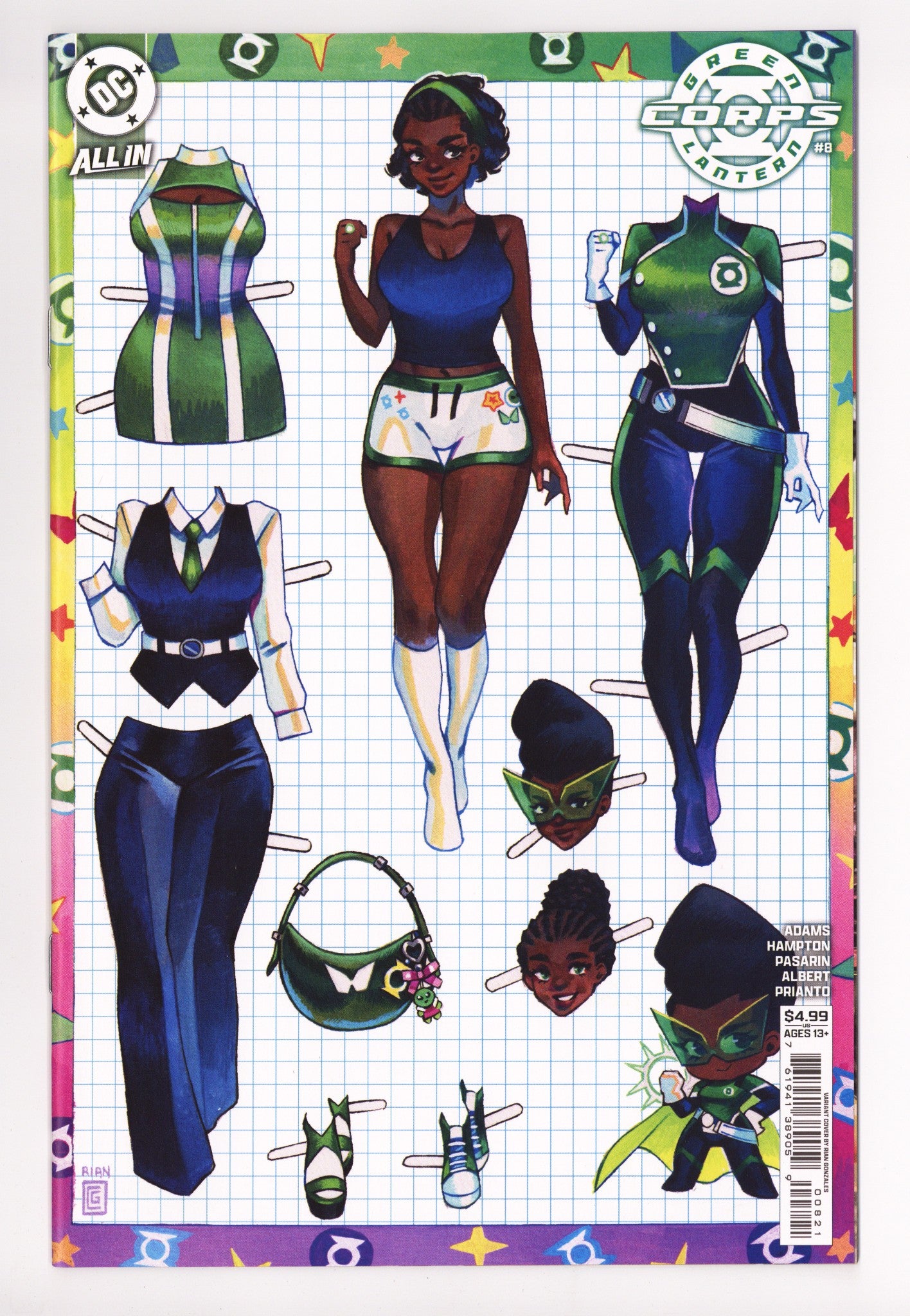 Green Lantern Corps Vol 4 8 Gonzales Variant (2025)