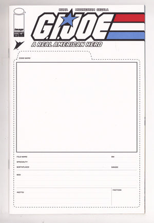 G.I. Joe A Real American Hero  325   Blank File Card Variant   (2026)