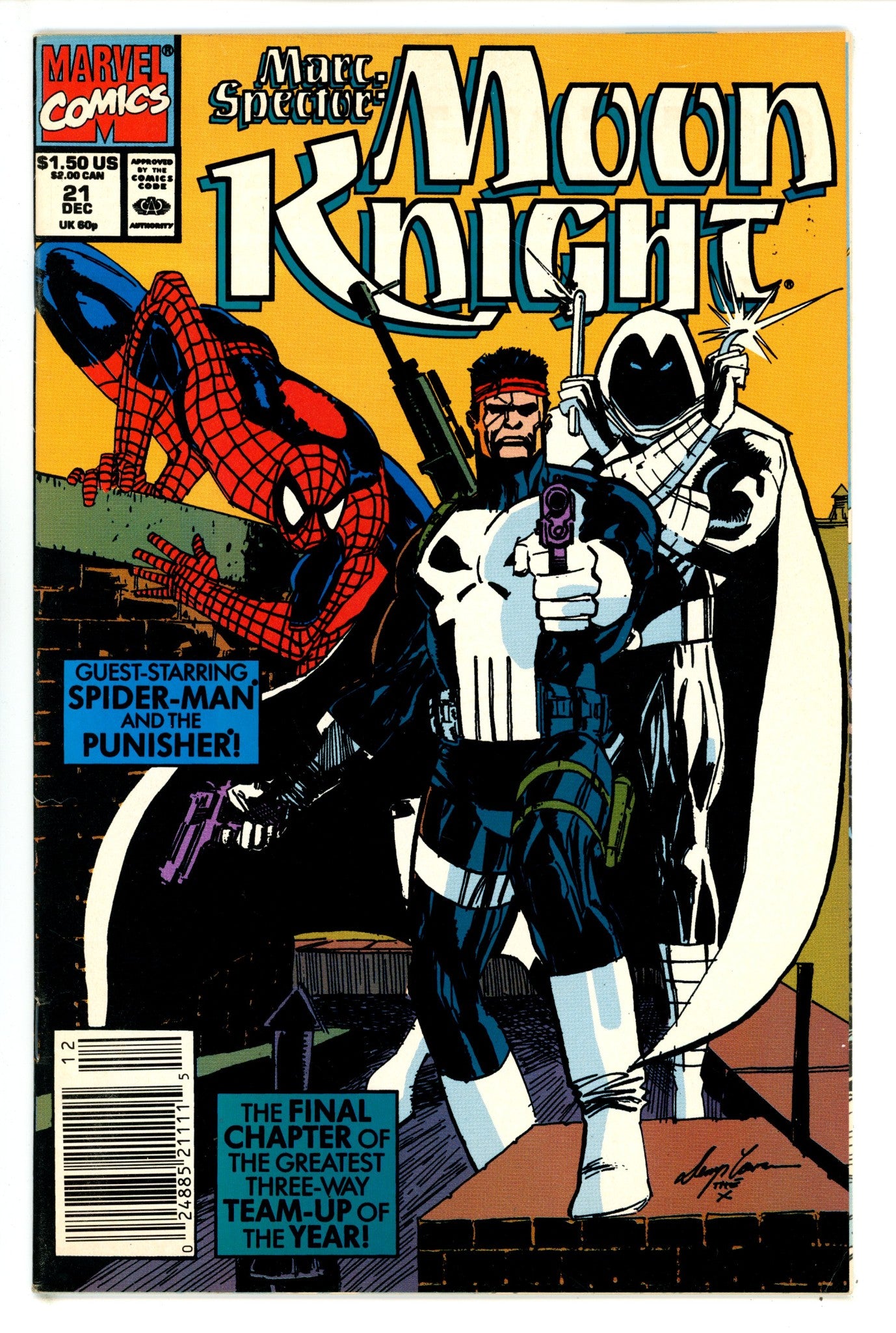 Marc Spector: Moon Knight 21 FN/VF (1990)