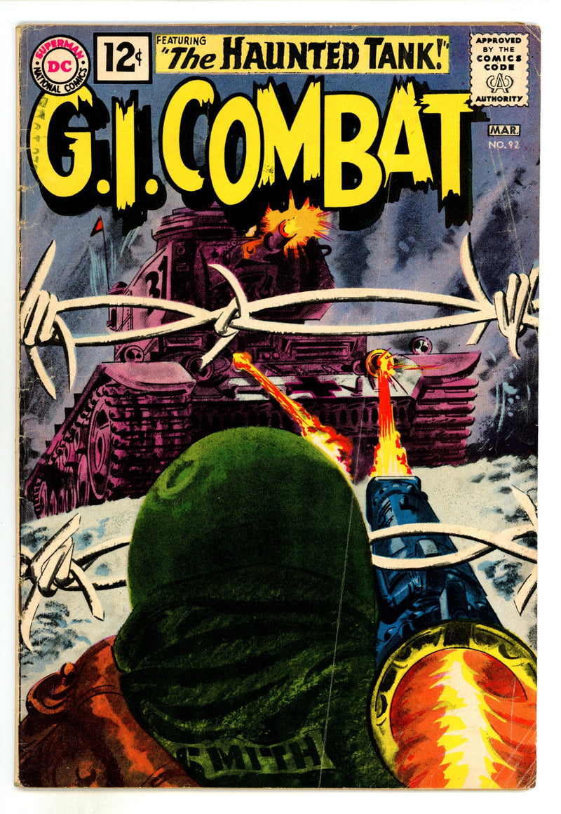 G.I. Combat 92 VG- (3.5) (1962) 