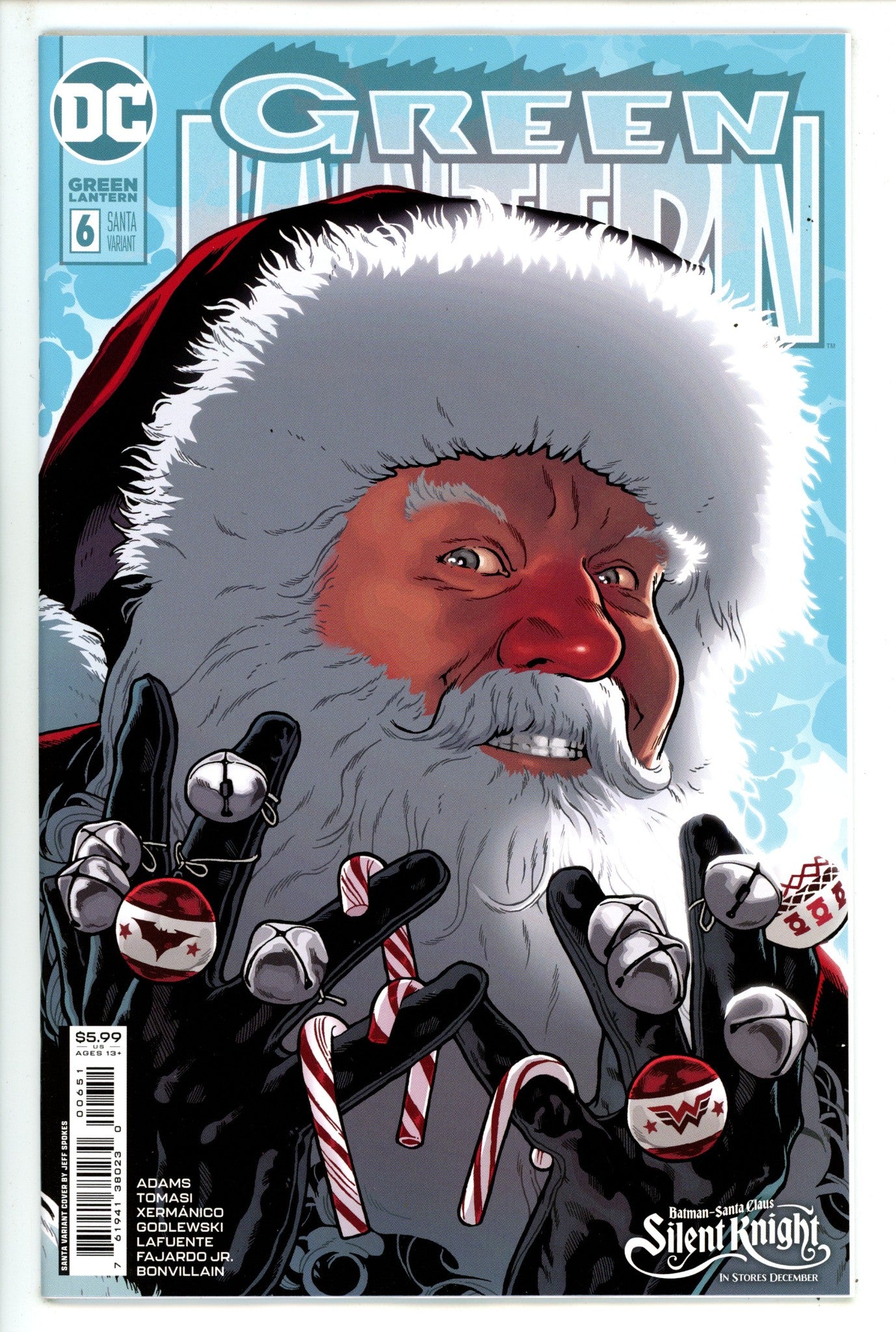Green Lantern Vol 8 6 Spokes Santa Homage Variant (2023)
