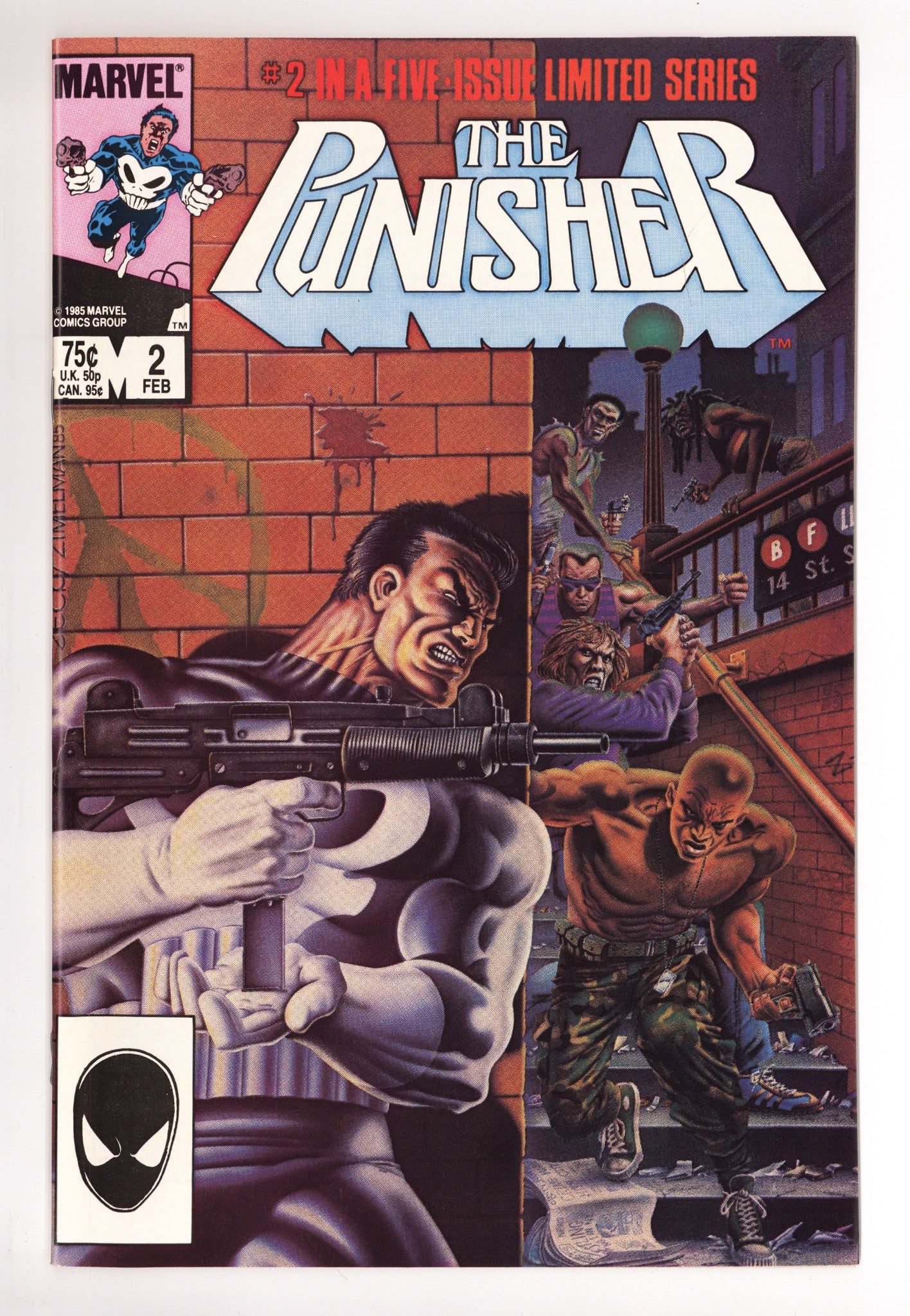 The Punisher Vol 1 2 NM- (9.2) (1986) 